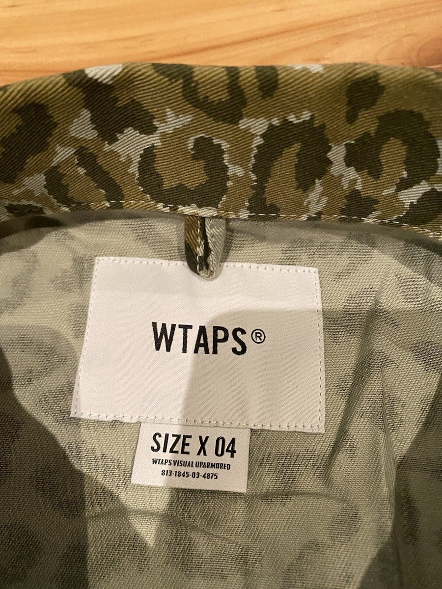 トップス wtaps jungle 01 ls leopard M WTAPS Jungle 01 Button Up Shirt Leopard Camo Olive Drab XL