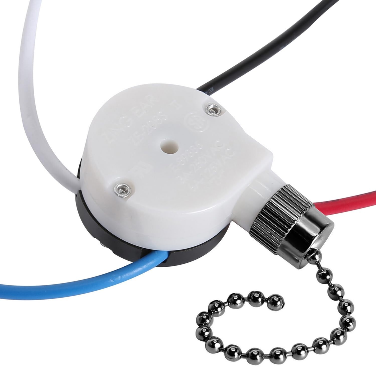 Zing Ear Ze208s E89885 3-Speed 4-Wire Ceiling Fan Pull Chain Switch-image