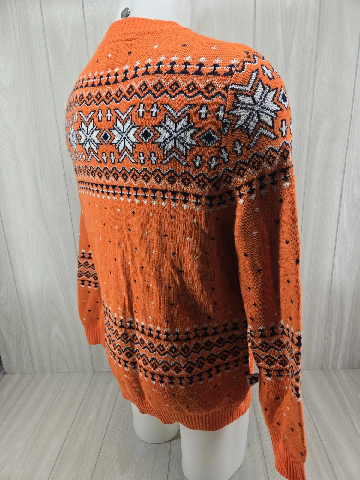 Auburn Tigers UA Christmas Holiday Sweater Size Large Campus Specialties