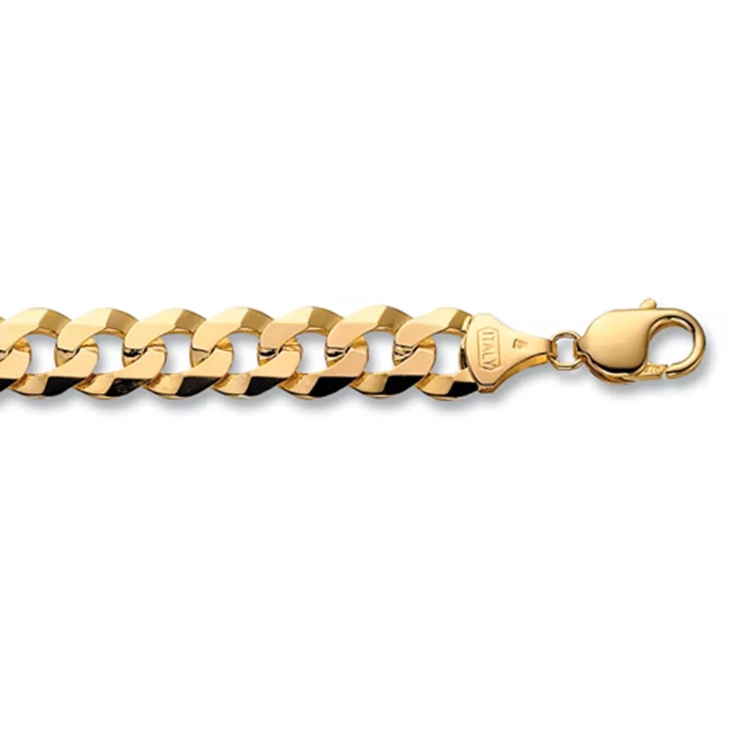 Thick curb chain sale necklace
