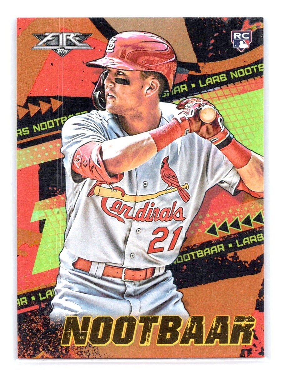 2022 Topps Fire Lars Nootbaar Green parallel auto /75 ラーズ