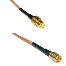 RG316 RP-SMA FEMALE to SMB FEMALE RF Cable Rapid-SHIP LOT