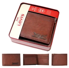 Levi's Men's RFID Blocking Credit Card ID Wallet 31LV220010