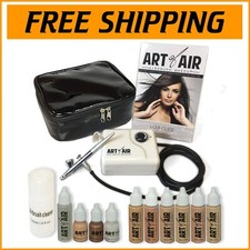 Professional Airbrush Cosmetic Kit - Includes Foundation, Blush, Bronzer, Primer
