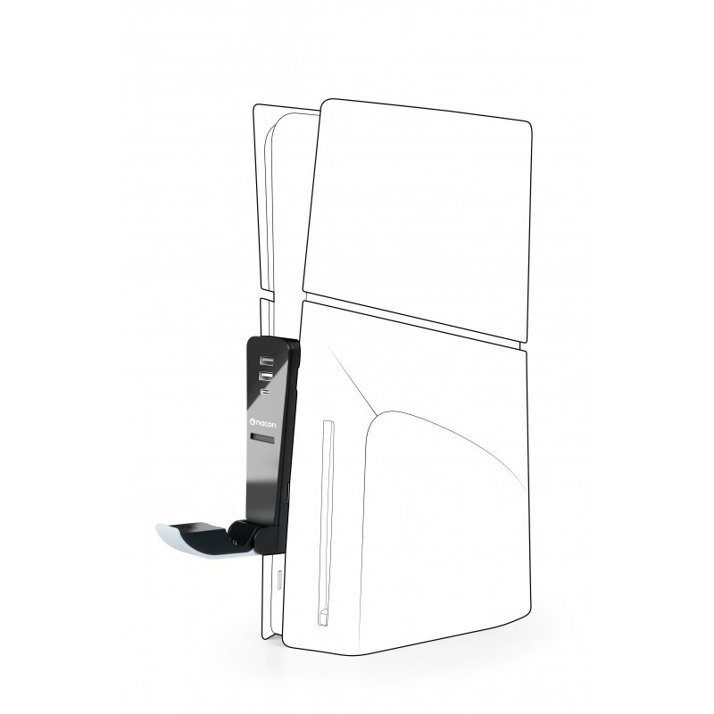Nacon PS5SMULTICHARGE: Hub di Ricarica Premium per PS5 Slim