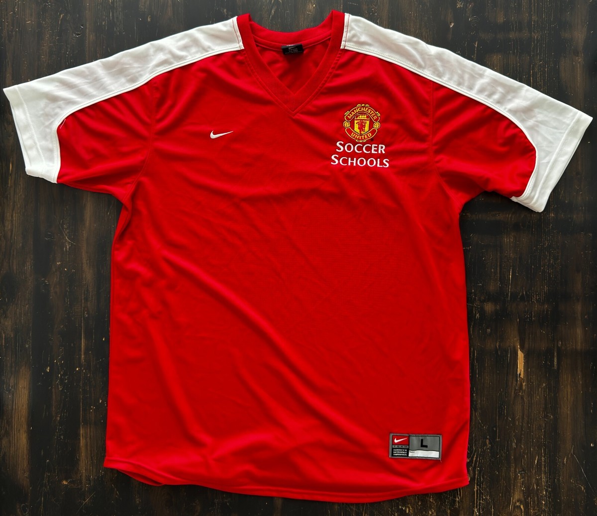 Manchester United Nike 'Soccer Schools' Training Shirt | eBay