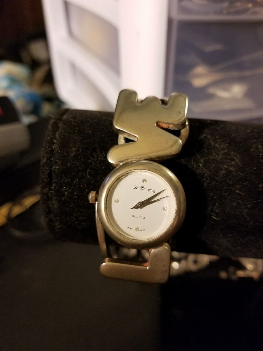 Le Baron Love bangle style watch in excellent condition runs