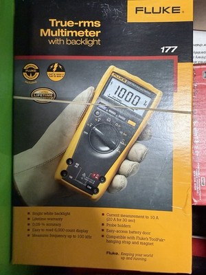 Fluke 177 True RMS Multimeter Professional Grade Electrical Testing Tool
