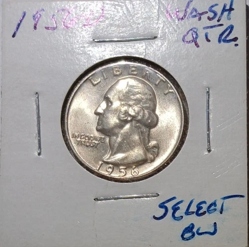 1956-D Washington Quarter Gem BU