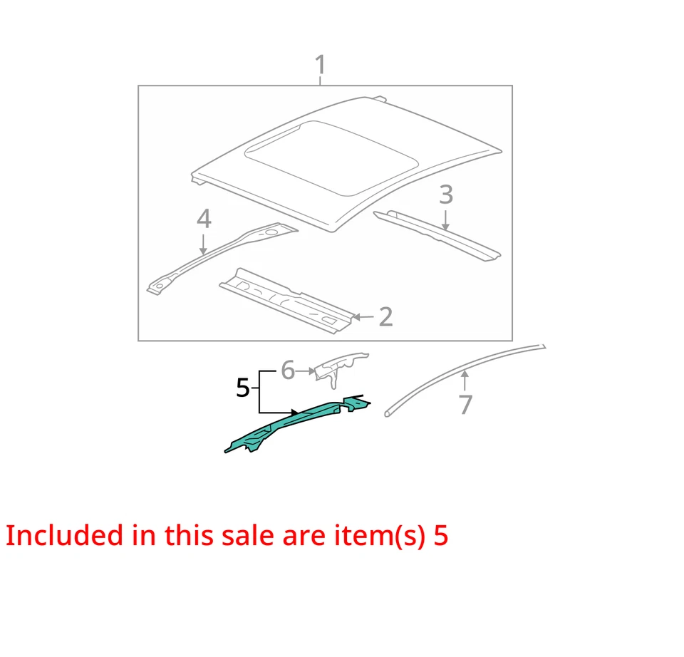 SE ADAPTA A BUICK LACROSSE RAIL 2005-2009 ASM RF INR SI 89024056 - NUEVO FABRICANTE DE EQUIPOS ORIGINALES 89024056 Foto 2 de 3