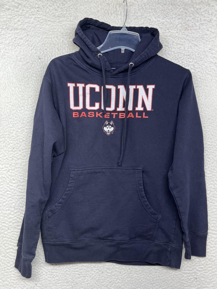 UConn Huskies Sweatshirt Womens Small Blue Basketball NCAA Fanatics Hoodie