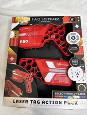 Brand New FAO Schwarz Laser Tag Action Pack 2-Player Battle Set Free Shipping