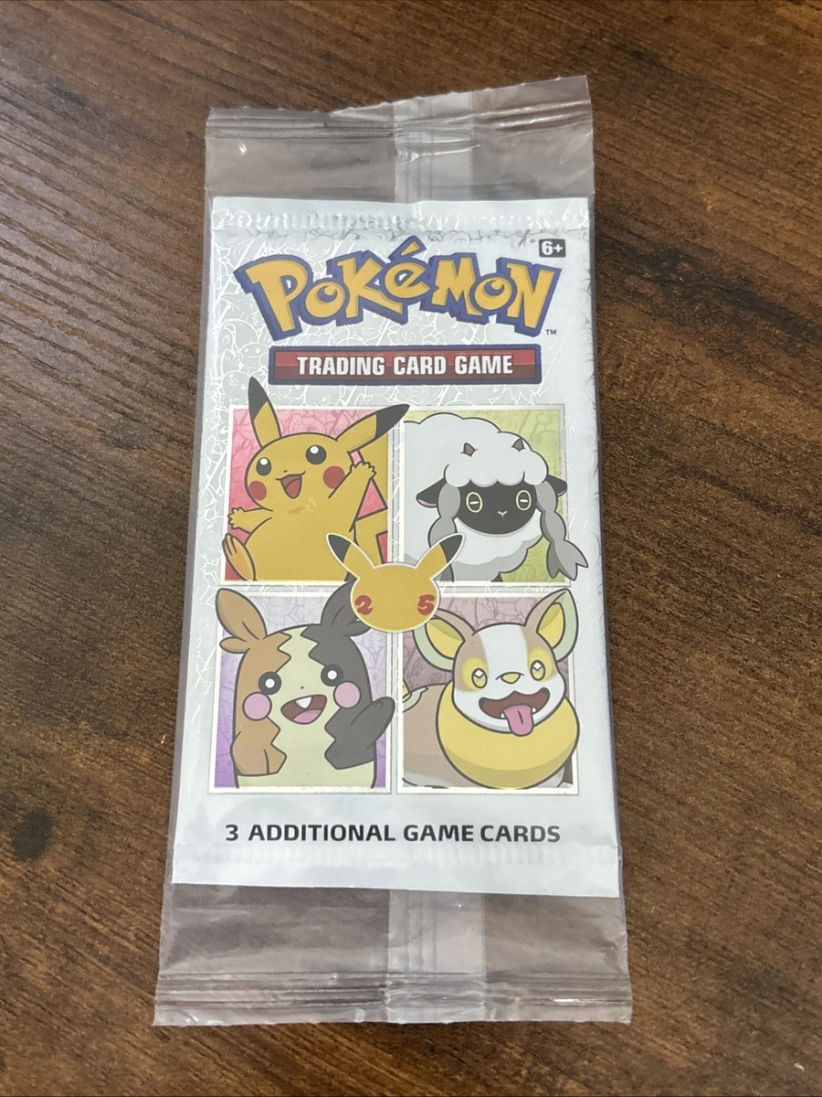 pokemon 25th anniversary cereal cards value General Mills Pokemon 25th Anniversary Cereal Pack (SEALED)
