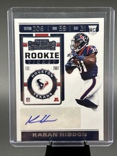 KARAN HIGDON 2019 Panini Contenders Rookie Ticket Variation Auto #271