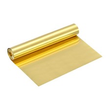 Brass Sheet Roll, 400" x 4" x 0.0004" Metal Flashing Brass Foil Roll, Gold
