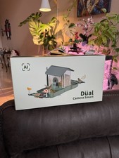 AI Dual-Lens Bird Feeder with Camera  Bird Bath Combo, WiFi HD Video