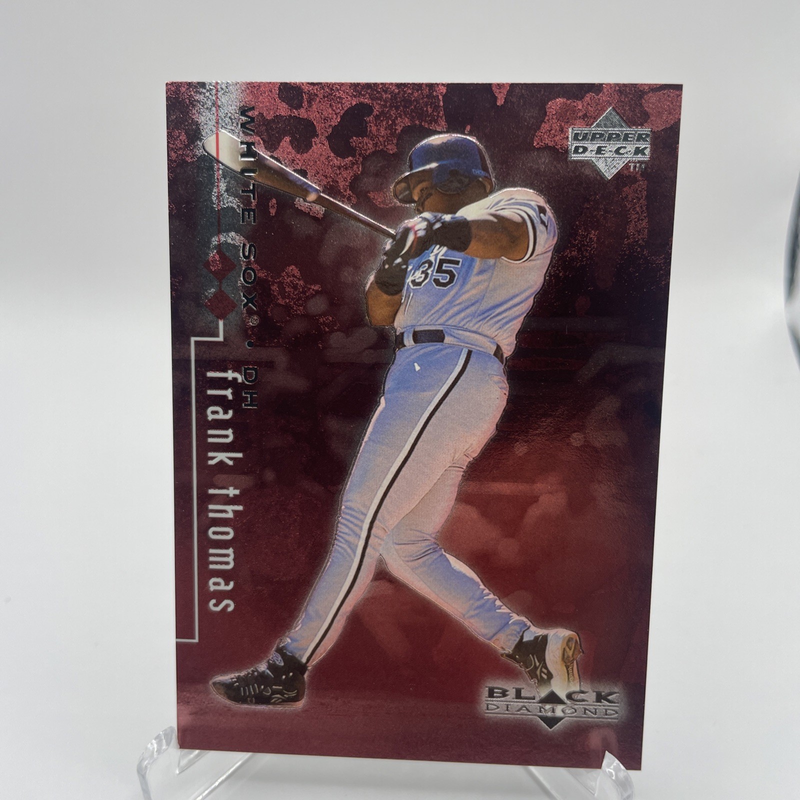 Frank Thomas #20 Double Diamond 414/3000 1999 Upper Deck Black Diamond 
