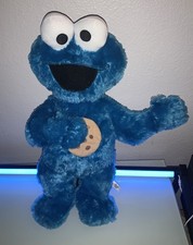 Sesame Street Cookie Monster Plush 20  Tall Holding Cookie Stuffed Animal Toy