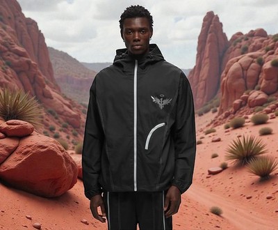 PUMA X Lamelo Color Block Zip-Up Black Hoodie Sz. Large 622881-01