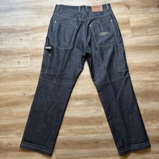 Rocawear Carpenter Jeans Men 36x34 Dark Indigo Double Knee Baggy Hip Hop Y2K