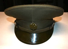 Vintage Soviet Union USSR Military Visor Cap Size 56