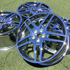 19 Ferrari F430 Chrome Wheels Rims Oem Set Of 4 19 Ferrari F430 Chrome Wheels Rims Oem Set Of 4
