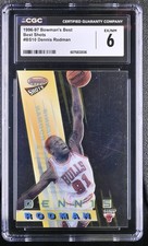 1996-97 Dennis Rodman Bowman's Best Best Shots #BS10 Chicago Bulls CGC 6