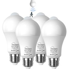 Motion Sensor Light Bulb Indoor Motion Activation Detector Light Bulb E26 Base D