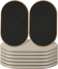 8 Pack Furniture Sliders, 9-1/2" X 5-3/4" Large Furniture Sliders for Carpeted