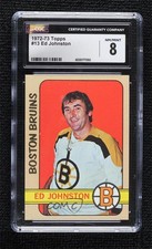 1972-73 Topps Eddie Johnston #13 CGC 8 1n94