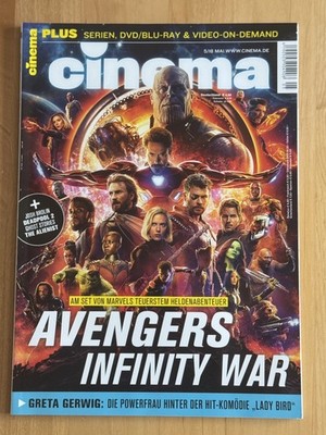 Cinema Nr. 5 2018 mit 8 Filmplakatkarten Filmzeitschrift Kinomagazin Neu