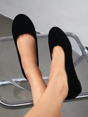 Women Ballerina Ballet Flats Round Toe Lightweight Slip On Flat Shoes