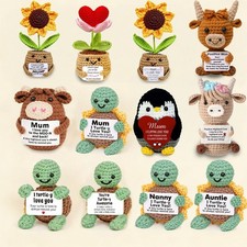 Mother's day Gifts For Women Emotional Support Crochet Present Cute Desk Decor