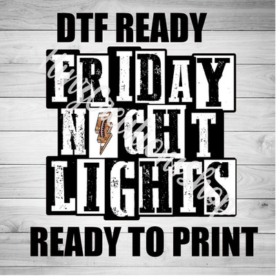 DTF Heat Transfer   Ready to Press, Full Color Design