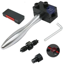 3/16"Brake Line Double Flaring Tool Kit Detachable Hand Held Tube Flare Tool Set