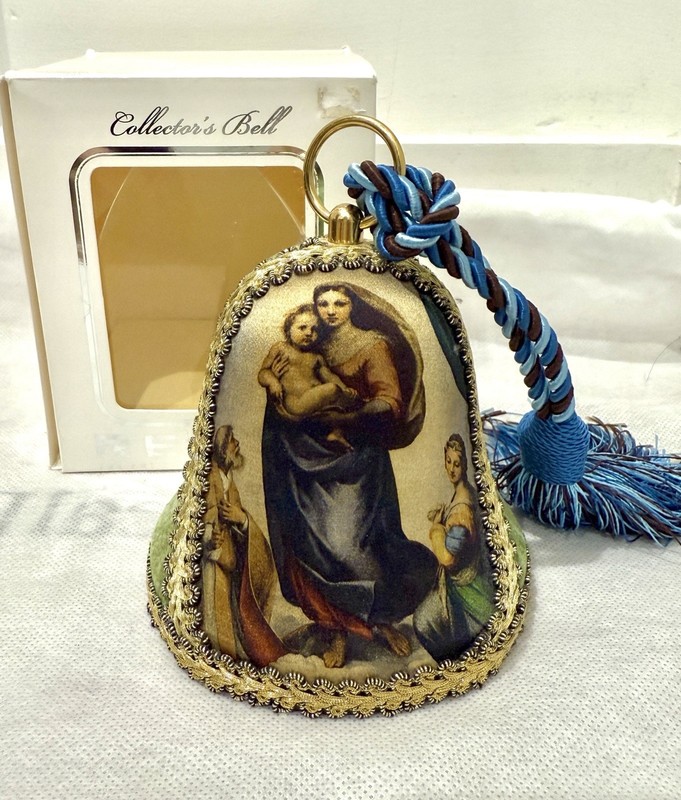 New Reuge Swiss Musical Christmas Bell Ornament What a friend we have in Jesus
