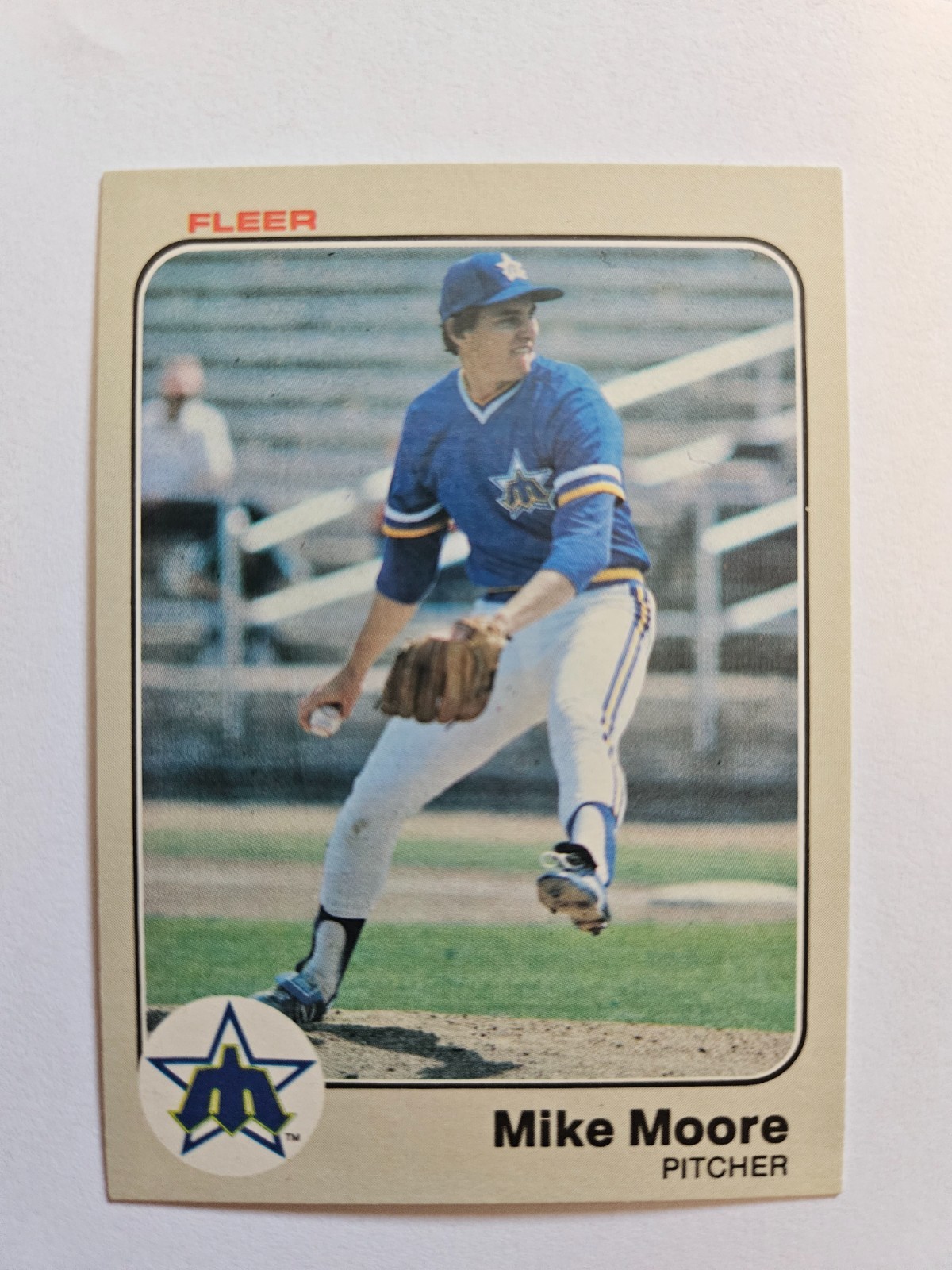 1983 FLEER MIKE MOORE RC #482 NM