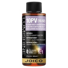 Joico LumiShine Demi-Permanent Liquid Hair Color 2 fl.oz- 10PV Platinum Violet L