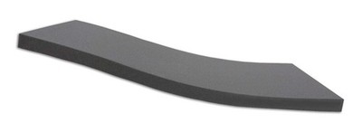 Dibapur   Black: Orthopädische Kaltschaummatratze/Akustikschaumstoff - H2 - Aus