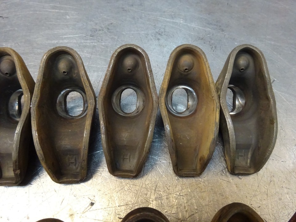 GM Chevy Big Block Rocker BBC Arm Set H Stamp Long Slot 396 402 427 | eBay
