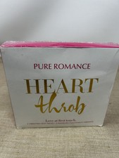 Pure Romance-Heart Throb-Reusable Heart-shaped Heat Packs 2 Vibrating Massagers
