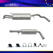 Komplette Auspuffanlage für VW Bora 2.3 V5/Seat Toledo II ab. 1998- Endtopf