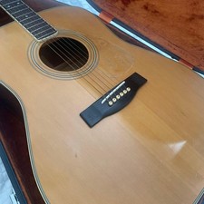 Yamaha FG-251 Acoustic Guitar With Hard Case And Capo 1970s USED