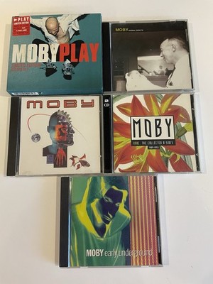 Moby Lot Of 5 W/ Play Limited Edition 2 CD Box Set B Sides Animal Rights