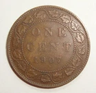 1907 Canada Large Cent — photo from another recent sale