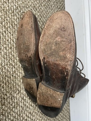 Frye James Lug Wingtip Lace up Boots 80011 Brown Men