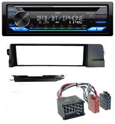 JVC Bluetooth MP3 USB DAB CD Car Stereo for BMW 3 Series E46 Professional Version Round Pin