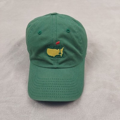 American Needle Hat Cap Strapback Masters Golf Tournament Embroider Green Cotton