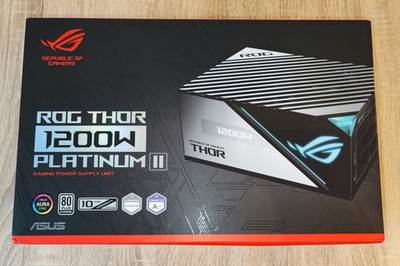 ASUS ROG Thor 1200W 80 PLUS Platinum Voll modular OLED Display PCIe Gen5 24-Pin
