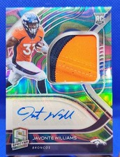 2021 Panini Spectra Javonte Williams Rookie Patch Auto Rainbow Set Lot